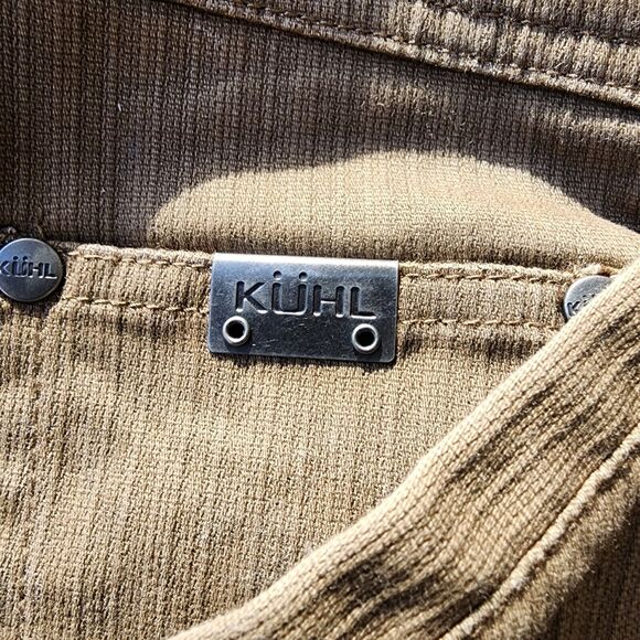Kuhl Mens Pants Patina‎ Dye Outdoor Tan Casual work  Pin striped 38x32” - Picture 9 of 16